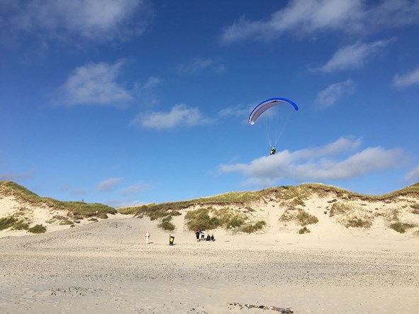 Paragliding in West Jütland