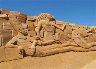 Sandskulpturenfestival in Sondervig